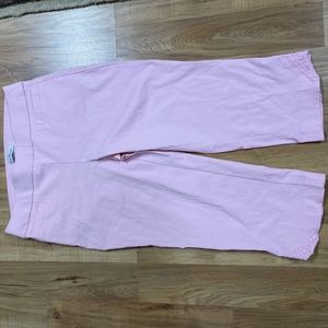 Kim Rogers Pink Capri Pants with Pink Lace Edges